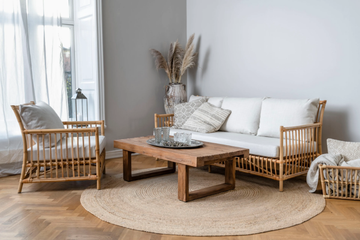 ALEXANDER - Rectangular teak coffee table by Sika Design - view 3